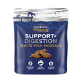 Fish4Dogs Support+ ADULT Digestion White Fish Morsels 225g x 8