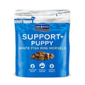 Fish4Dogs Support+ PUPPY Digestion White Fish Morsels 150g x 10