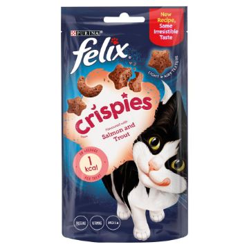 Felix Crispies Salmon & Trout 45g x 8