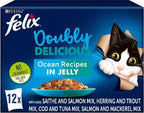 Felix AGAIL Cat Pouch Doubly Delicious Ocean Recipes Jelly 85g 12-Pack x 4