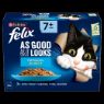 Felix AGAIL 7+ Senior Cat Pouch Fish in Jelly 85g 12-Pack x 4
