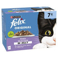 Felix Pouch Original Senior 7+ Mixed Selection in Jelly 85g 12-Pack x 4