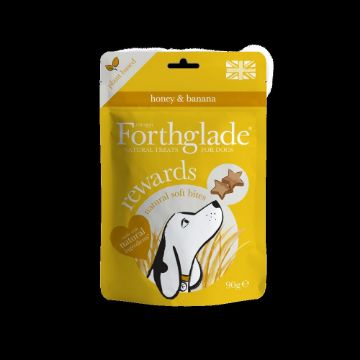 Forthglade Soft Bites Banana & Honey Rewards 90g x 8
