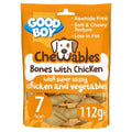 Good Boy Chewables Chicken Bone Mini 7pk x 10