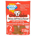 Good Boy Chewables Peanut Butter Bone Medium 2pk x 8