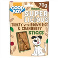 Good Boy Superlicious Turkey, Brown Rice & Cranberry Sticks 70g x 14