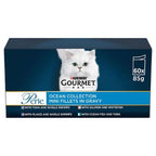 Gourmet Perle Pouch Ocean Collection in Gravy 85g 60-Pack x 1