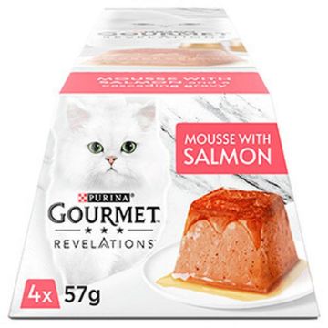 Gourmet Revelations Pots Salmon in Gravy 57g 4pk x 6