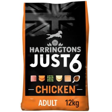 Harringtons Just 6 Adult Dog Chicken 12kg