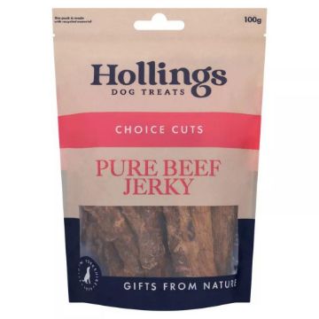 Hollings Pure Beef Jerky 100g x 8