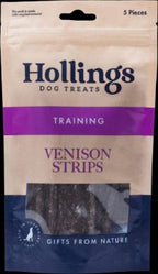 Hollings 100% Natural Venison Strips 5-pack x 12