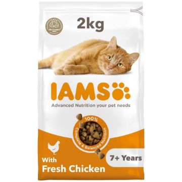 Iams Senior 7+ Cat Chicken 2kg