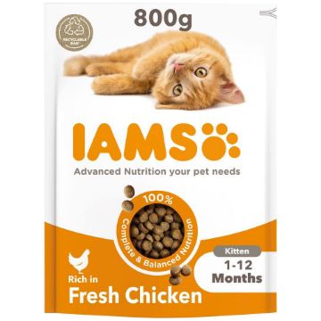 Iams Kitten Chicken 800g