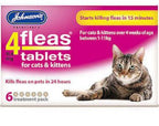 Johnson's 4-Fleas Cat & Kitten Flea Tablets 6 Treatment x 1