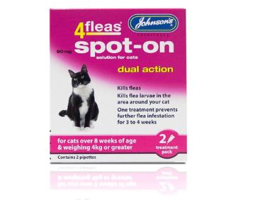 Johnson's 4-Fleas Cat Spot-On Drops x 1