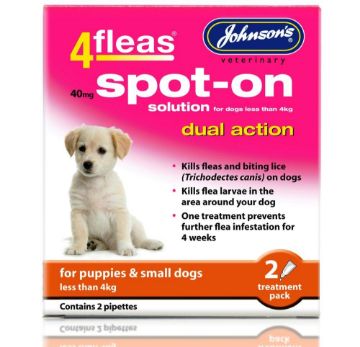 Johnson's 4-Fleas Puppy Spot-On Drops x 1