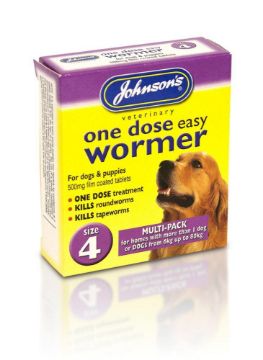 Johnson's One Dose Wormer (Size 4) X-Large x 3
