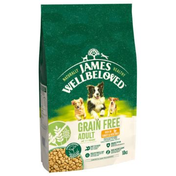 JWB Adult Dog Grain Free Turkey & Veg 10kg