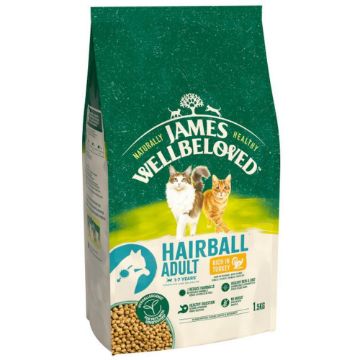 JWB Cat Hairball Turkey & Rice 1.5kg x 1