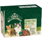JWB Kitten Pouch Grain Free Turkey 85g x 12