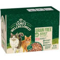 JWB Senior Cat Pouch Grain Free Salmon Jelly 85g x 12