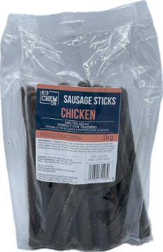 K9 Chew Co. Sausage Sticks Chicken 1kg