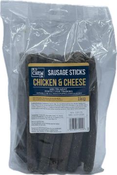 K9 Chew Co. Sausage Sticks Chicken & Cheese 1kg