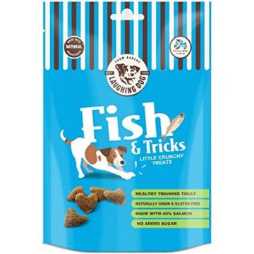 Laughing Dog Fish & Tricks Dog Treats (Fishy Treats) 125g x 5