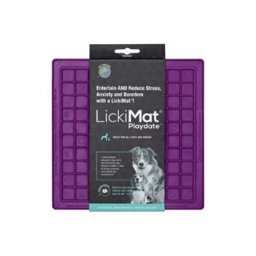 LickiMat Playdate Purple x 1
