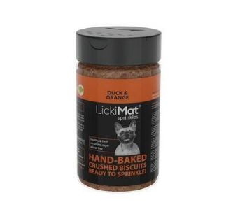 LickiMat Sprinkles Duck & Orange 150g x 1