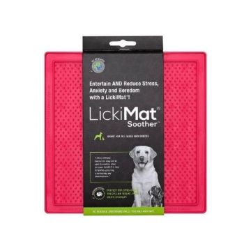 LickiMat Soother Red/Pink x 1