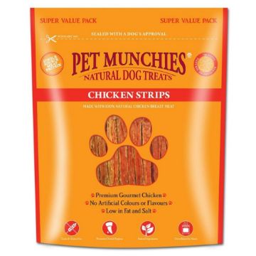 Pet Munchies Dog Treats Chicken Strips 320g x 3