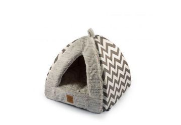 Ancol Cat Pyramid Plush Grey x 1