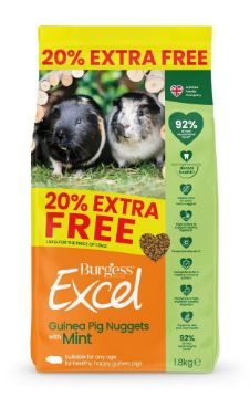 Excel Guinea Pig Original 20% Extra Free 1.8kg
