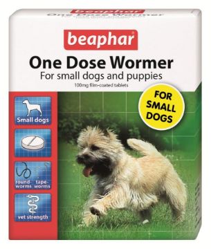 Beaphar One Dose Wormer Small Dogs & Puppies 3 Tablet x 1