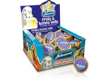 Johnson's Budgie Fruit & Honey Bells x 27