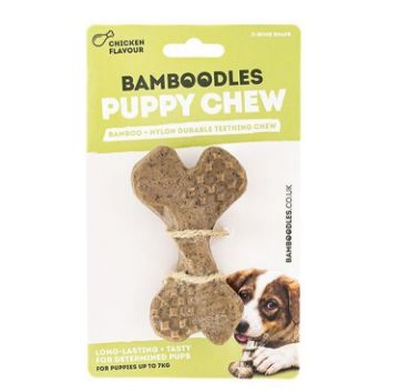 Bamboodles X-Bone Puppy Chew x 1
