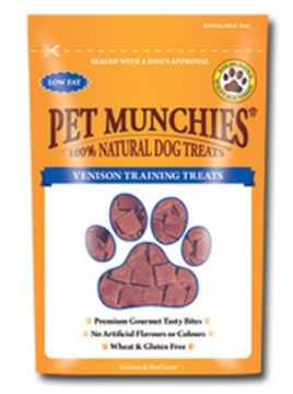 Pet Munchies Dog Training Treats Venison 50g x 8