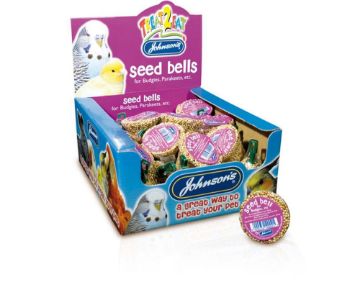 Johnson's Budgie & Parakeet Seed Bells x 27