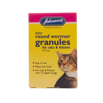 Johnson's Cat Easy Worming Granules x 6