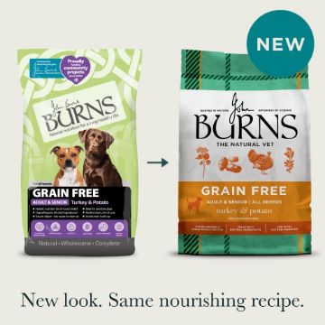 Burns Sensitive Dog GRAIN FREE Turkey & Potato 2kg