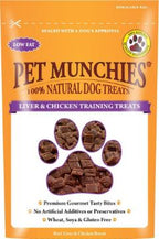 Pet Munchies Dog Training Treats Liver & Chicken 50g x 8