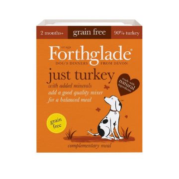 Forthglade Tray Just Turkey 395g x 18