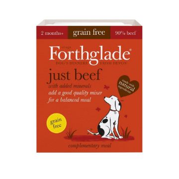 Forthglade Tray Just Beef 395g x 18
