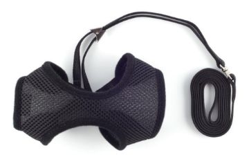 Ancol Cat Comfort Harness & Lead Set Medium Black x 1