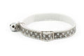 Ancol Cat Collar Reflective Gloss Heart Silver x 3