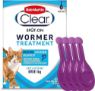 Bob Martin Clear Spot-On Cat Wormer 4 Tube x 1