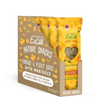 Excel Forage & Feast Hay Bar Marigold 60g x 5