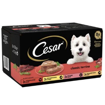 Cesar Foil Tray Classics Terrine Mixed Selection 150g 8-pk x 3