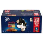 Felix AGAIL Cat Pouch Doubly Delicious Meat 85g 80pk
